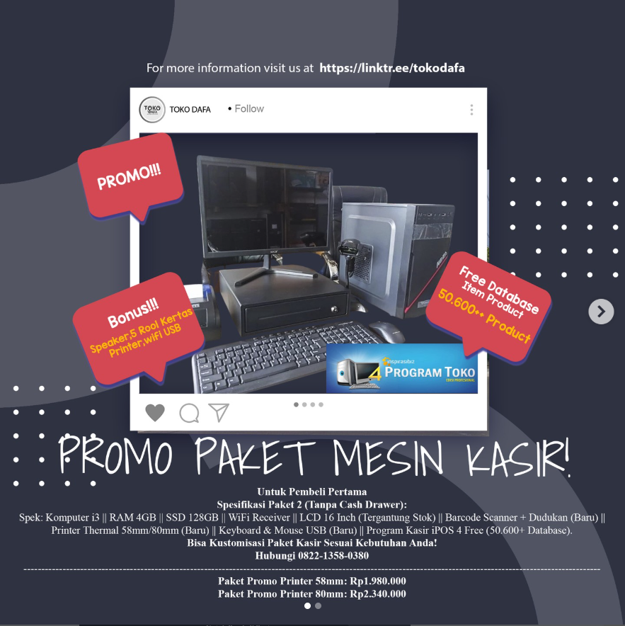 Promo Mesin Kasir Printer 58mm