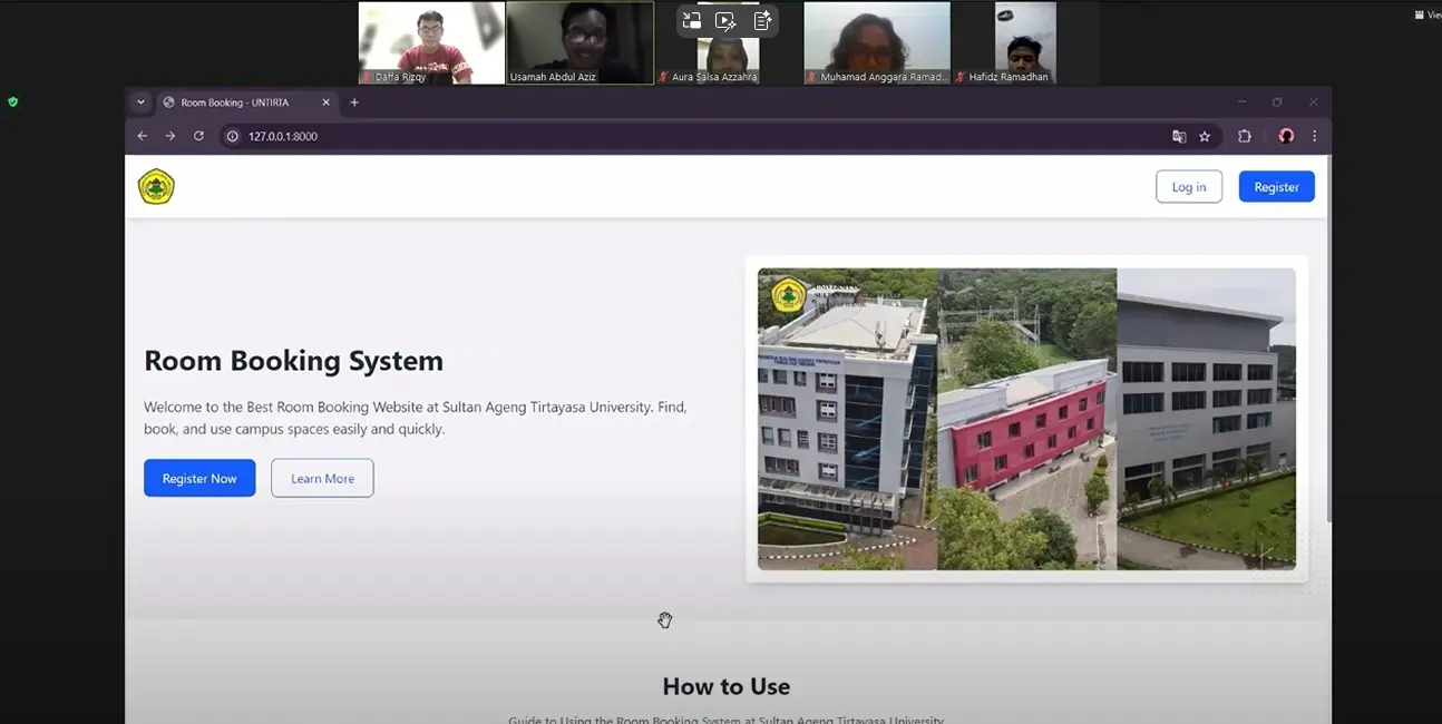 Booking System Website